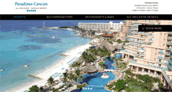 Desktop Screenshot of paradisuscancun.com